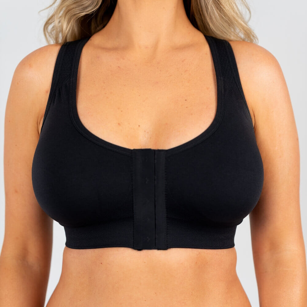 Soutien-gorge à fermeture frontale blanc