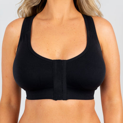 Soutien-gorge à fermeture frontale blanc