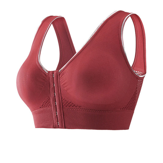 Soutien-gorge à fermeture frontale rouge