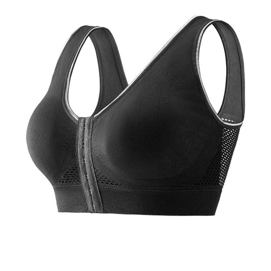 Soutien-gorge à fermeture frontale noir