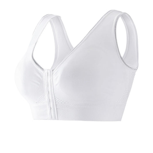 Soutien-gorge à fermeture frontale blanc