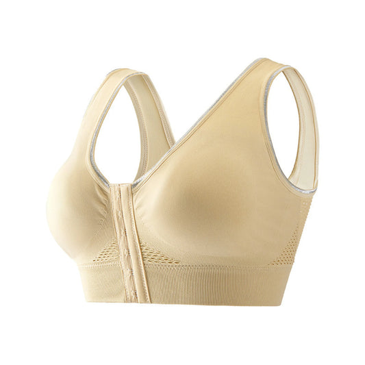 Soutien-gorge à fermeture frontale beige